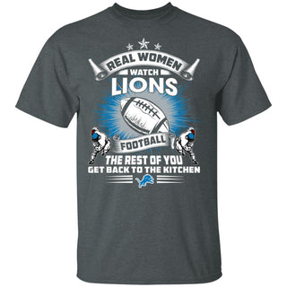 Real Women Watch Detroit Lions Gift T Shirt