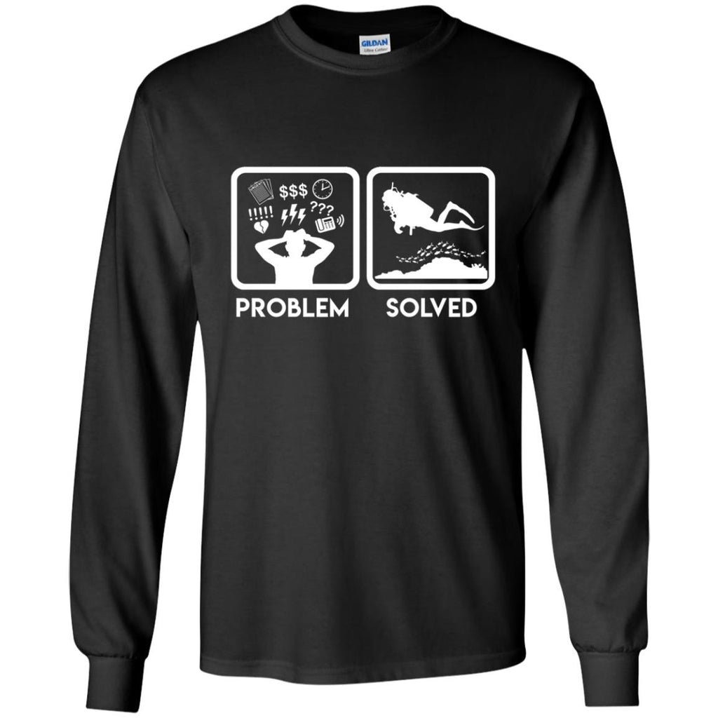Nice Diving Tshirt Problem Solved With Diving is best gift for you