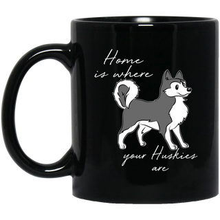 Home Is Where My Husky Are Mug