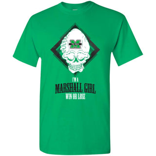 Marshall Thundering Herd Girl Win Or Lose Tee Shirt Halloween Gift