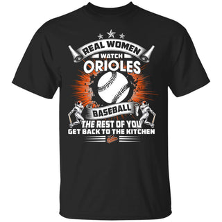 Real Women Watch Baltimore Orioles Gift T Shirt