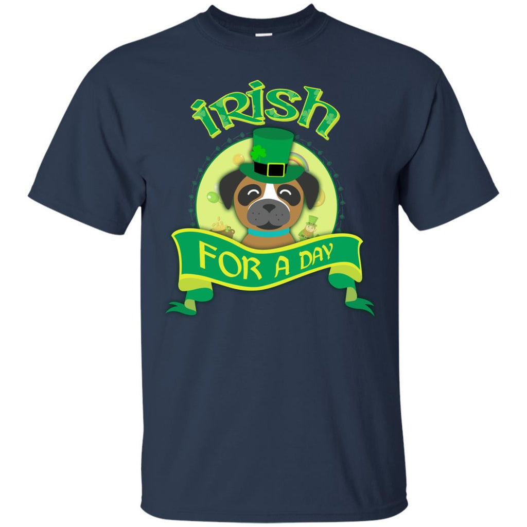 Funny Boxer Dog Shirt Irish For A Day For St. Patrick's Day Gifts
