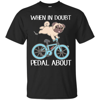 Funny Pug Cycling Tee Shirt For Puppy Lover