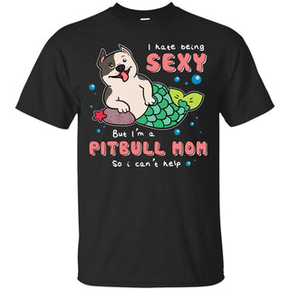 I'm A Pitbull Mom T Shirts