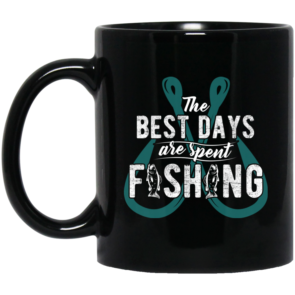 Nice Fishing Mugs - The Best Days Are Spent Fishing, is cool gift