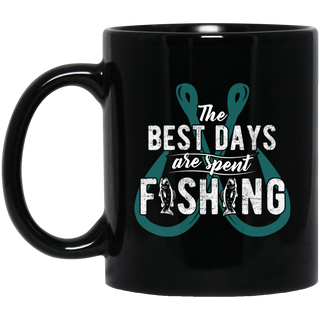 Nice Fishing Mugs - The Best Days Are Spent Fishing, is cool gift