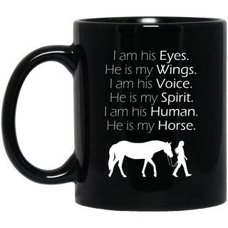 He Is My Horse Mugs