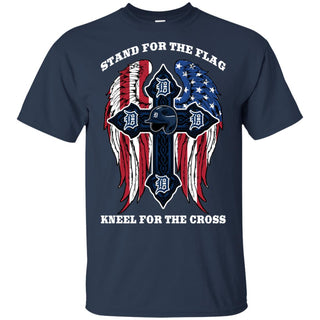 Stand For The Flag Kneel For The Cross Detroit Tigers Tshirt For Fans