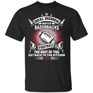 Real Women Watch Arkansas Razorbacks Gift T Shirt