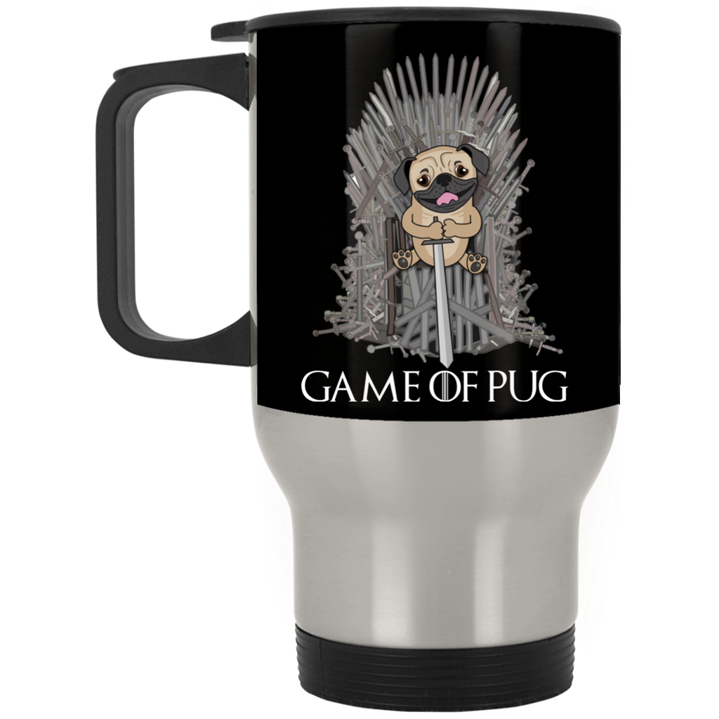 Black Cute Pug Mugs - Game Of Pug, is cool gift for your friends