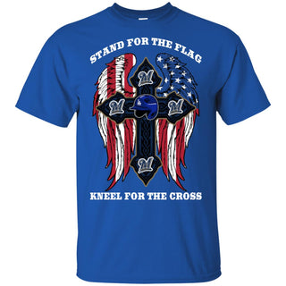 Stand For The Flag Kneel For The Cross Milwaukee Brewers Tshirt