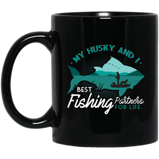 Husky Travel Mug - Best Fishing Partners For Life