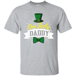 Nice Daddy Tee Shirt One Lucky is an awesome gift for your family