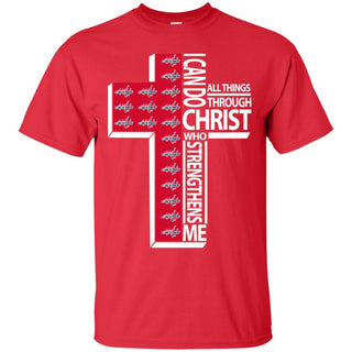 I Can Do All Things Through Christ Washington Capitals Tshirt