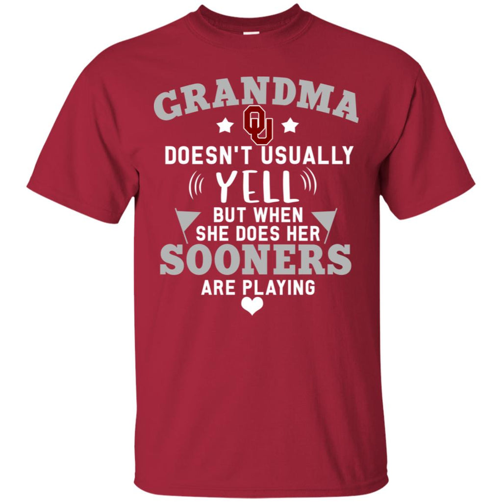 Cool But Different When She Does Her Oklahoma Sooners Are Playing Tshirt