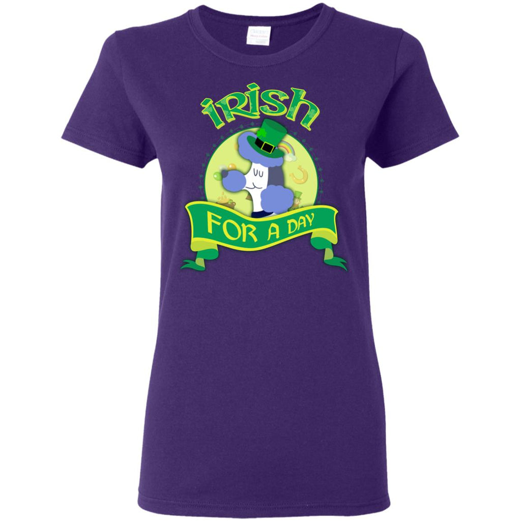 Funny Poodle Tshirt Irish For A Day St. Patrick's Day Gift