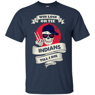 Cute Skull Say Hi Cleveland Indians Tshirt For Fans