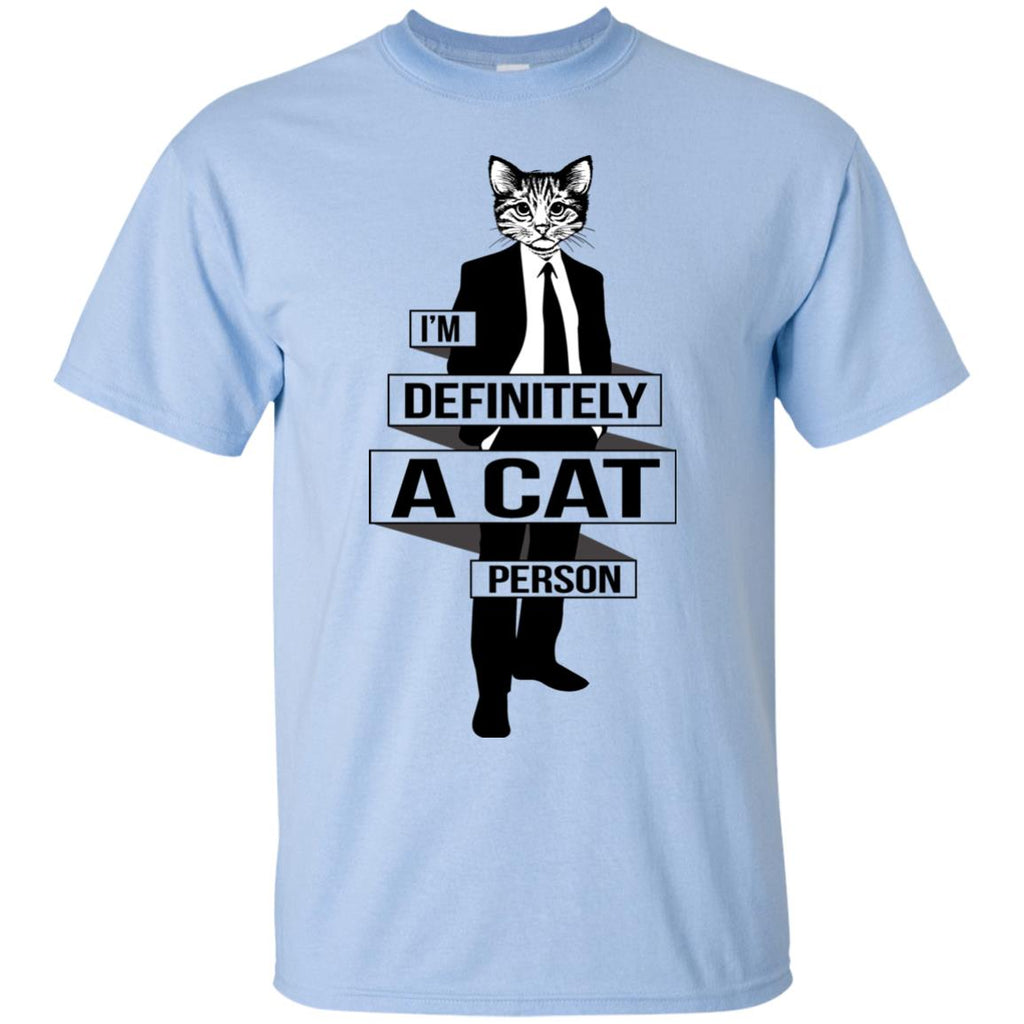 I'm Definitely A Cat Person cat tshirt for kitten gift