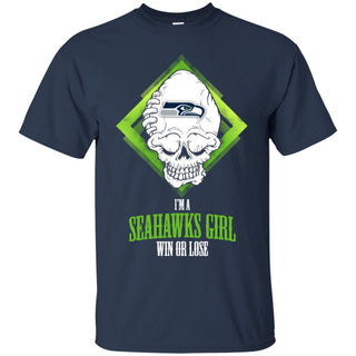 Seattle Seahawks Girl Win Or Lose Tee Shirt Halloween Gift