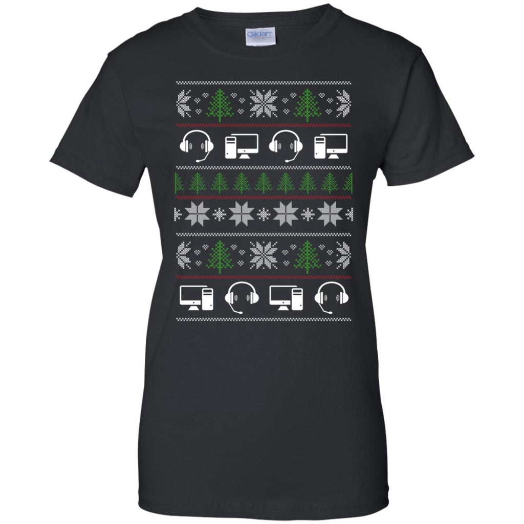 Ugly Sweater Dispatcher Symbol Tee Shirt Gift