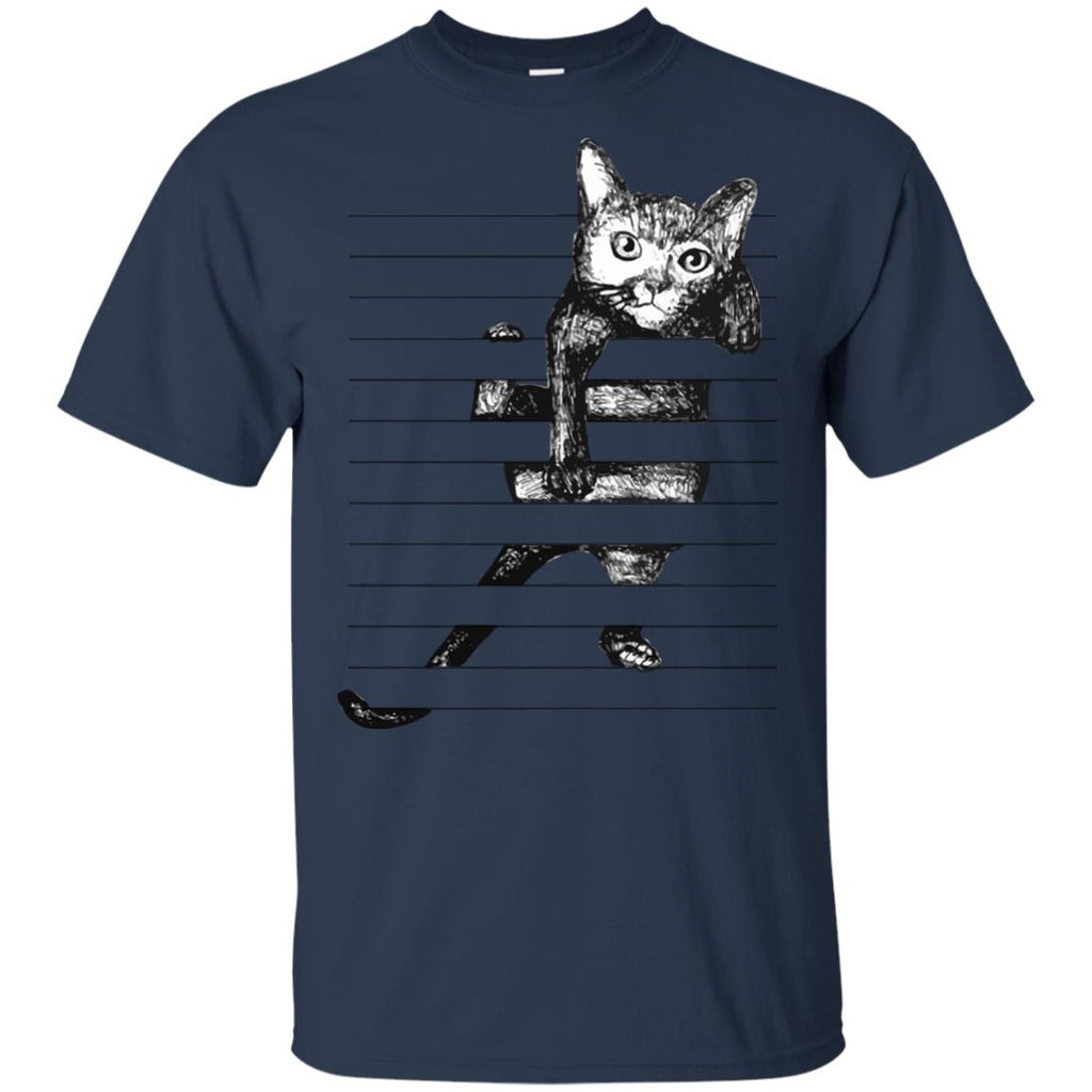 Nice Cat Black Tee Shirt Cat Hanging is cool gift for your friends