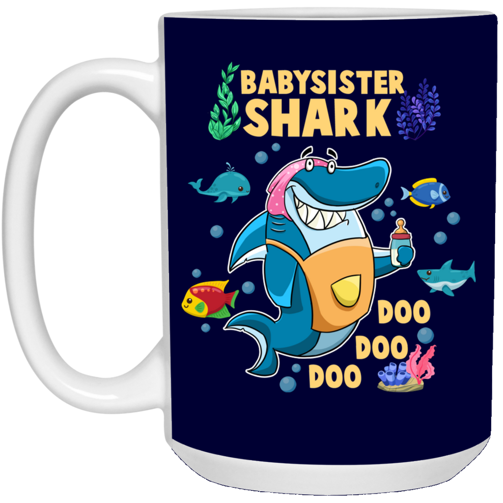 Babysister Shark Doo Doo Doo Mugs