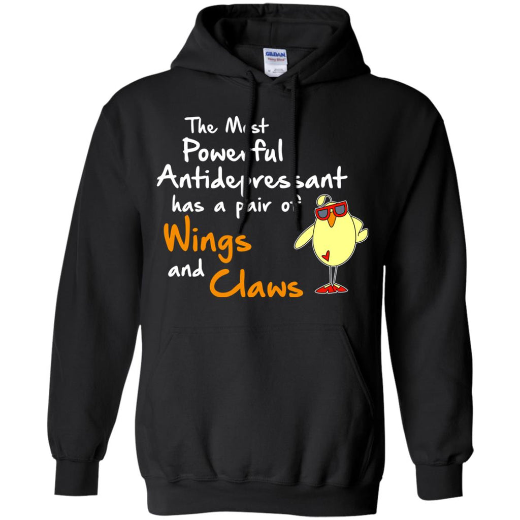 Nice Chicken Tshirt The Most Powerful Antidepressant is cool gift