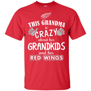 This Grandma Is Crazy About Her Grandkids And Her Detroit Red Wings T Shirt