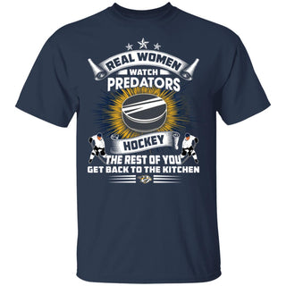 Real Women Watch Nashville Predators Gift T Shirt