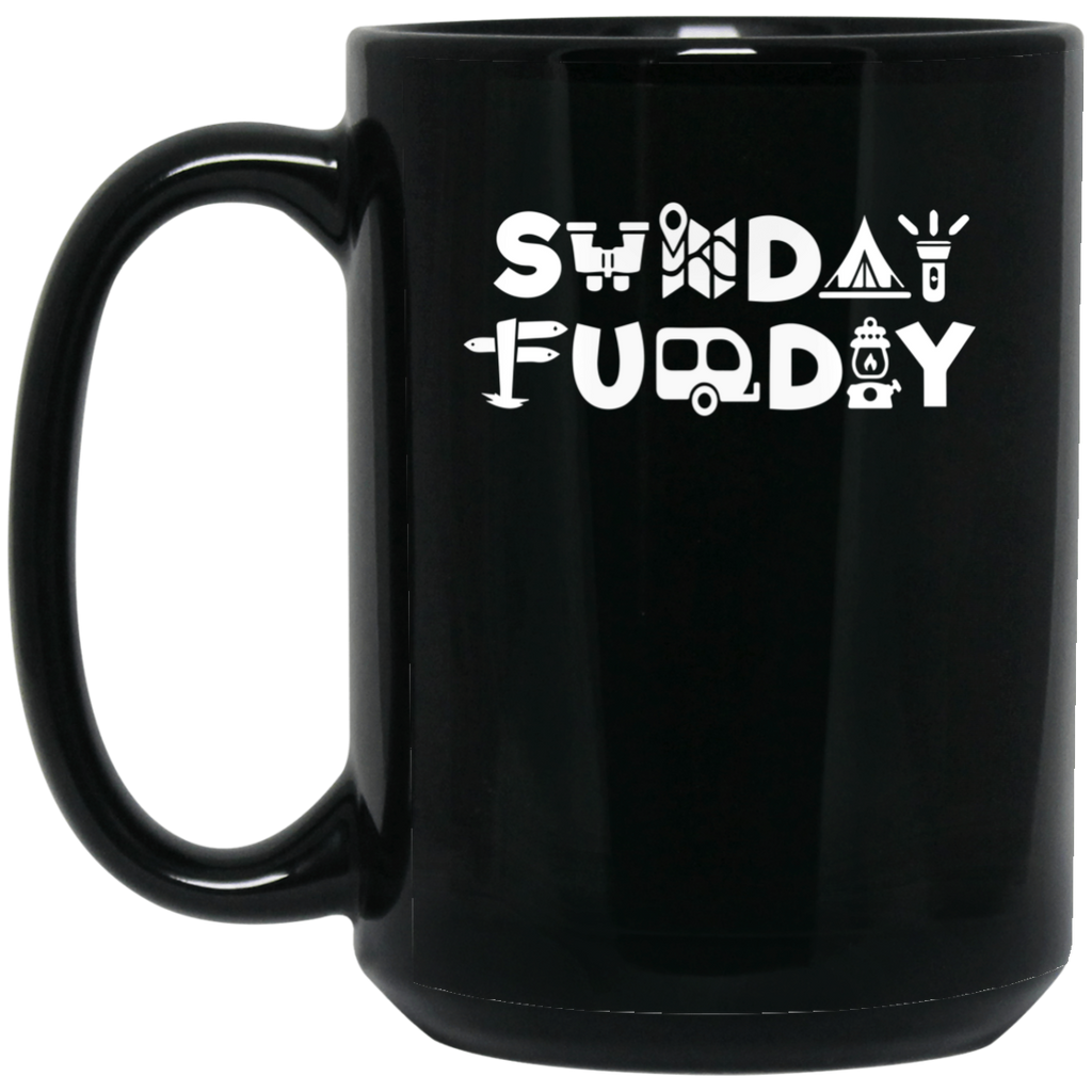 Nice Camping Mugs - Sunday Funday Camping, is cool gift for you