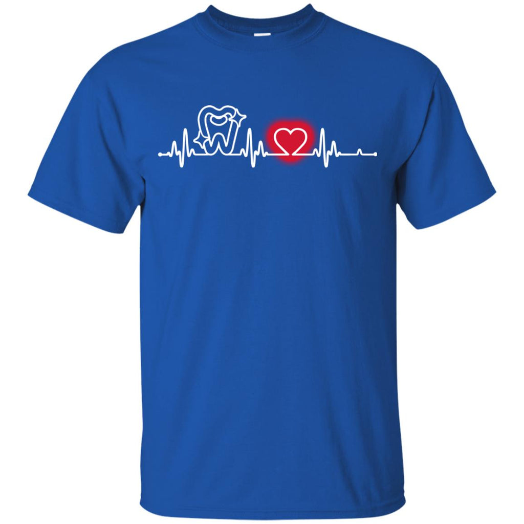 Heart Beat Red Dental Assistant Tshirt For Lover