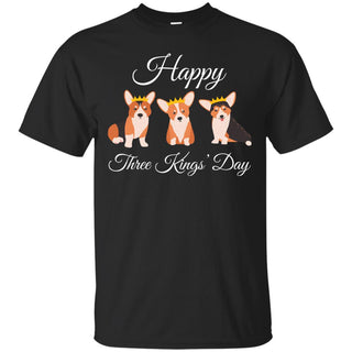 Three Kings' Day Corgi Tshirt For Pembroke Dog Lover