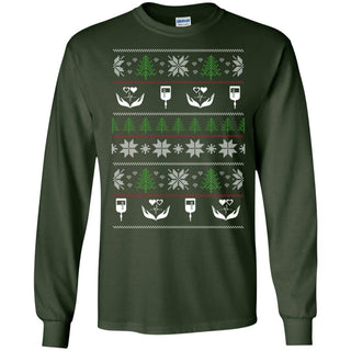 Ugly Sweater Caregiver Symbol Tee Shirt Gift
