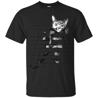 Nice Cat Black Tee Shirt Cat Hanging is cool gift for your friends