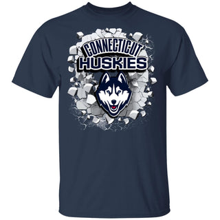 Amazing Earthquake Art Connecticut Huskies T Shirt