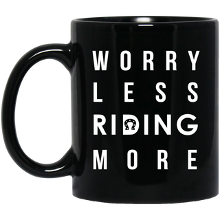 Worry Less Riding More Horse Mugs