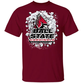 Amazing Earthquake Art Ball State Cardinals T Shirt