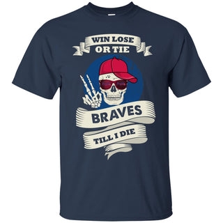 Cute Skull Say Hi Atlanta Braves Tshirt For Fan