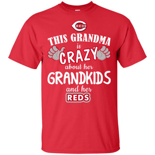 This Grandma Is Crazy About Her Grandkids And Her Cincinnati Reds T Shirt