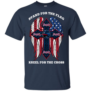 Stand For The Flag Kneel For The Cross Atlanta Braves Tshirt For Fans