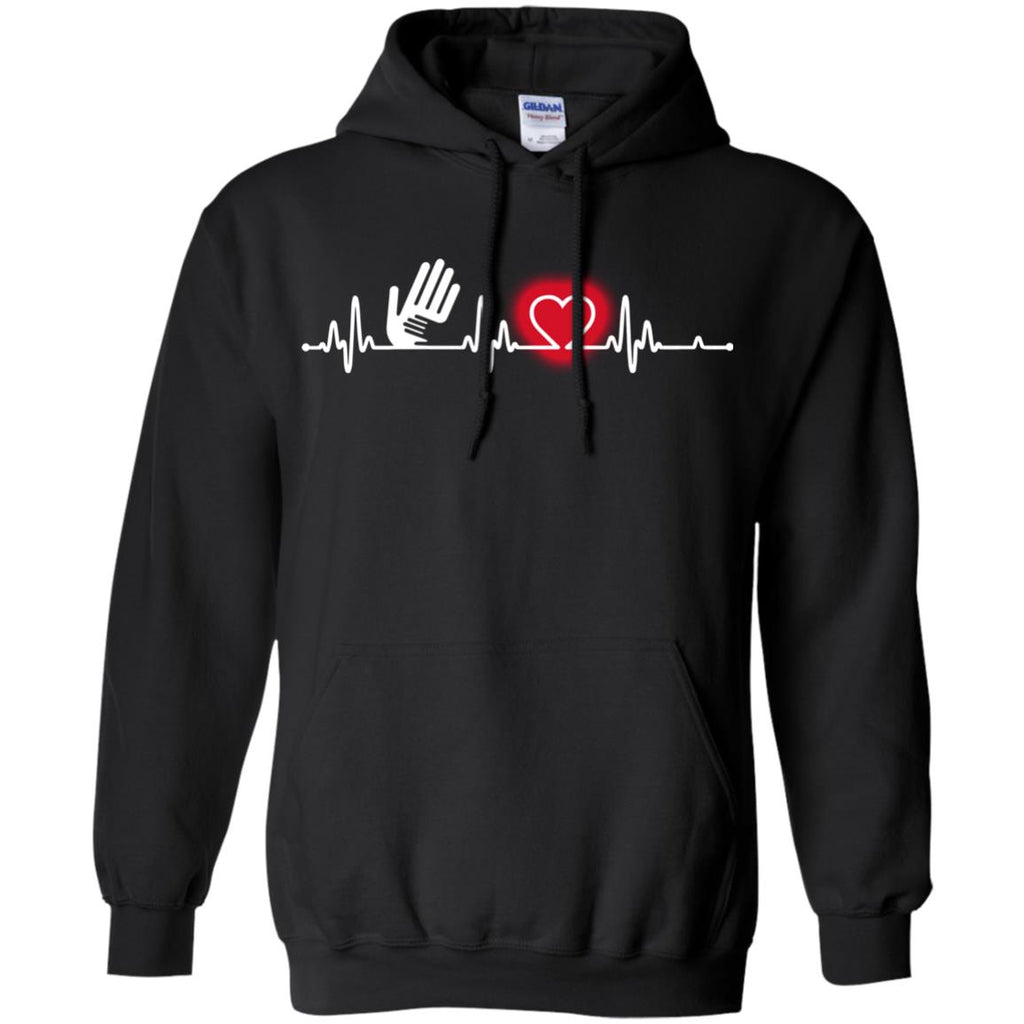 Heart Beat Red Caregiver Tshirt For Lover