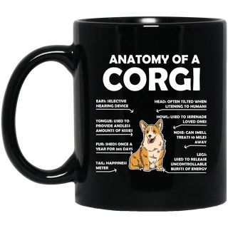 Anatomy Corgi Everything For Animal Lovers Mugs