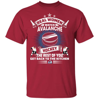 Real Women Watch Colorado Avalanche Gift T Shirt