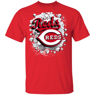 Amazing Earthquake Art Cincinnati Reds T Shirt