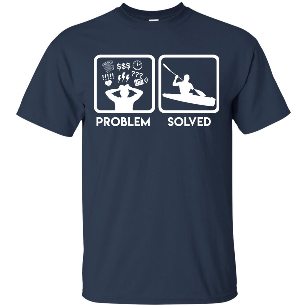 Nice Kayaking T-Shirt Problem Solved With Kayaking is best gift for you