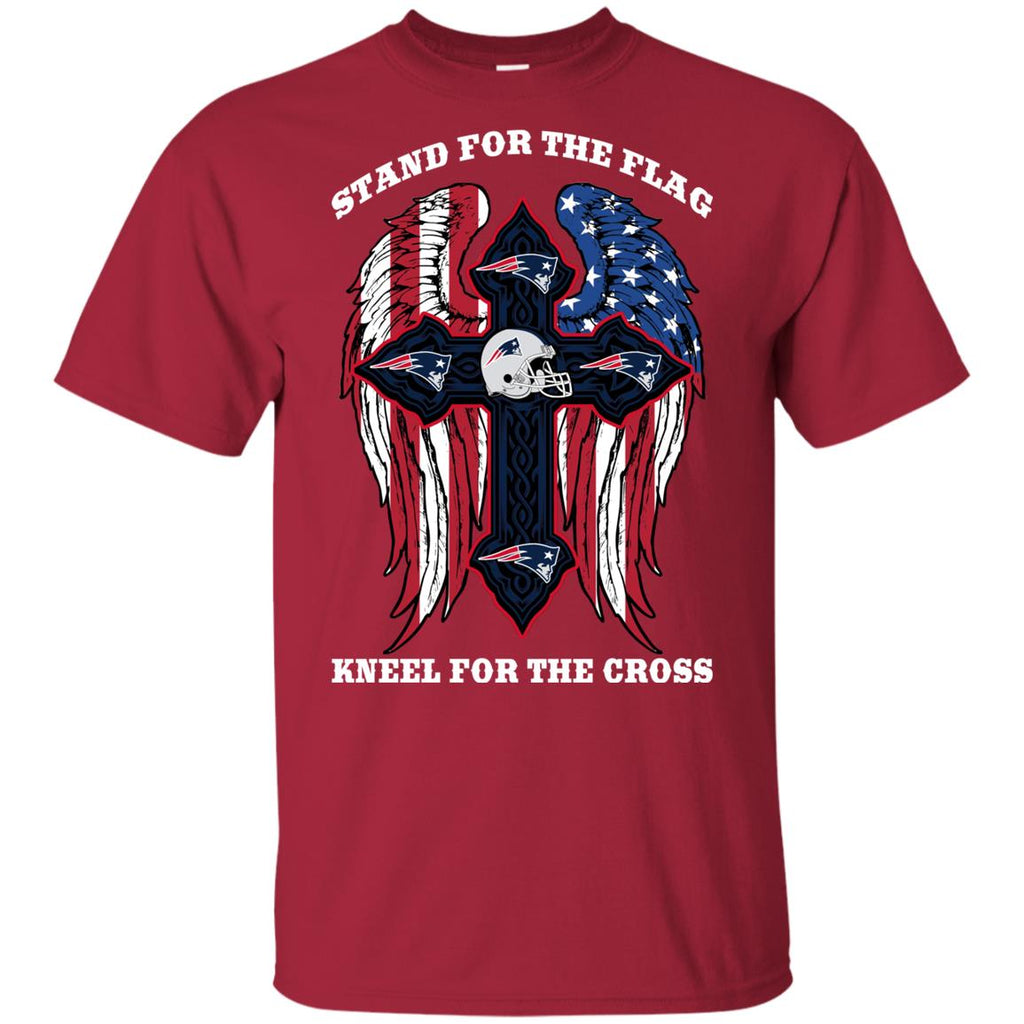 Stand For The Flag Kneel For The Cross New England Patriots Tshirt
