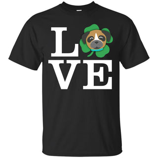 Funny Boxer Dog Shirt Love Animals For St. Patrick's Day Gift