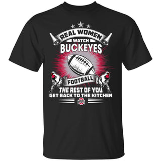 Real Women Watch Ohio State Buckeyes Gift T Shirt