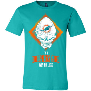 Miami Dolphins Girl Win Or Lose Tee Shirt Halloween Gift