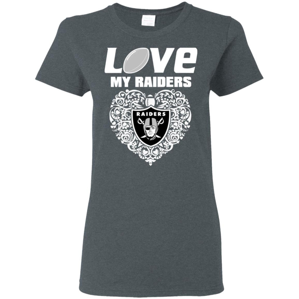 I Love My Teams Oakland Raiders T Shirt